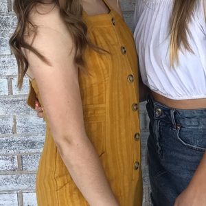 Mustard yellow jumpsuit!